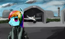 Size: 1790x1080 | Tagged: safe, artist:jian7ye, derpibooru import, pegasus, pony, arma, f23, fighter, image, jet, jpeg, ngad, pilot