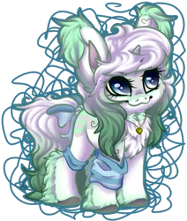 Size: 487x574 | Tagged: safe, artist:sketchytwi, derpibooru import, oc, oc:emerald, unofficial characters only, pony, unicorn, chest fluff, eyelashes, female, horn, image, jewelry, mare, necklace, png, unicorn oc