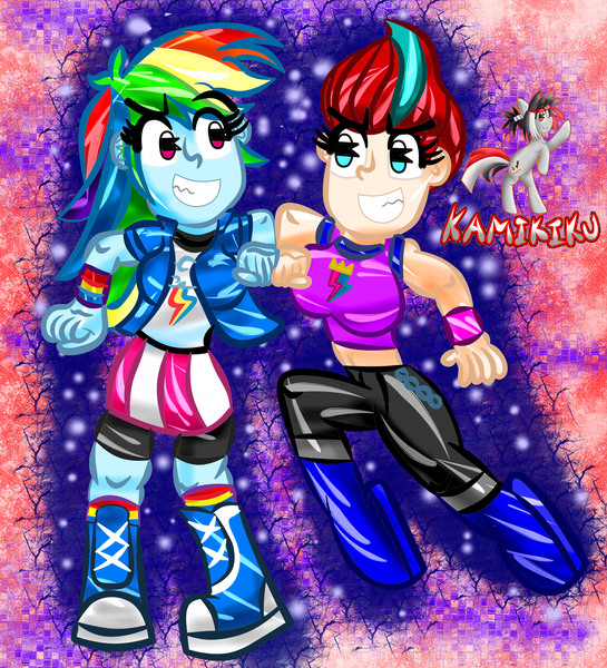 Size: 3000x3300 | Tagged: safe, derpibooru import, rainbow dash, zipp storm, equestria girls, g5, image, jpeg