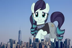 Size: 2355x1554 | Tagged: safe, artist:jhayarr23, derpibooru import, coloratura, earth pony, pony, female, giant pony, giant/macro earth pony, giantess, highrise ponies, image, irl, macro, manhattan, mare, mega giant, new york, new york city, photo, png, ponies in real life