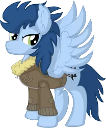 Size: 5998x7224 | Tagged: safe, derpibooru import, oc, oc:cerulean storm, pegasus, pony, .svg available, absurd resolution, bomber jacket, clothes, image, jacket, male, png, simple background, solo, stallion, transparent background, vector