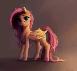 Size: 3415x3148 | Tagged: safe, artist:miokomata, derpibooru import, fluttershy, pegasus, pony, colored hooves, cute, female, fluffy, freckles, freckleshy, high res, image, jpeg, looking at you, mare, shyabetes, solo