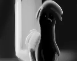 Size: 2040x1602 | Tagged: safe, artist:hitsuji, derpibooru import, alpaca, them's fightin' herds, community related, creepy, image, looking at you, monochrome, ominous, paprika (tfh), png, white pupils