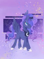 Size: 1024x1366 | Tagged: safe, artist:xxparadoxponyxx, derpibooru import, princess luna, alicorn, pony, female, image, jpeg, solo