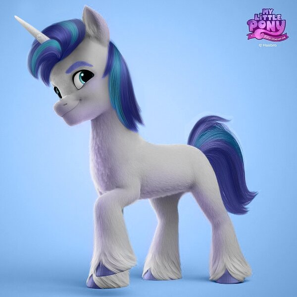 Size: 1080x1080 | Tagged: safe, derpibooru import, edit, edited screencap, screencap, hitch trailblazer, shining armor, pony, unicorn, 3d, g5, image, jpeg, male, recolor, solo, stallion