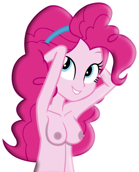 Size: 6485x8000 | Tagged: questionable, artist:laszlvfx, derpibooru import, edit, vector edit, pinkie pie, equestria girls, the craft of cookies, spoiler:eqg series (season 2), areola, armpits, breasts, busty pinkie pie, casual nudity, clothes, cute, cute porn, female, happy, image, nipples, nudity, partial nudity, png, sexy, simple background, smiling, solo, solo female, topless, transparent background, vector
