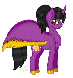 Size: 656x702 | Tagged: safe, artist:madlilon2051, derpibooru import, oc, oc:sundrop, unofficial characters only, alicorn, pony, alicorn oc, chest fluff, colored wings, ear fluff, eyelashes, female, horn, image, mare, png, simple background, transparent background, two toned wings, unshorn fetlocks, wings