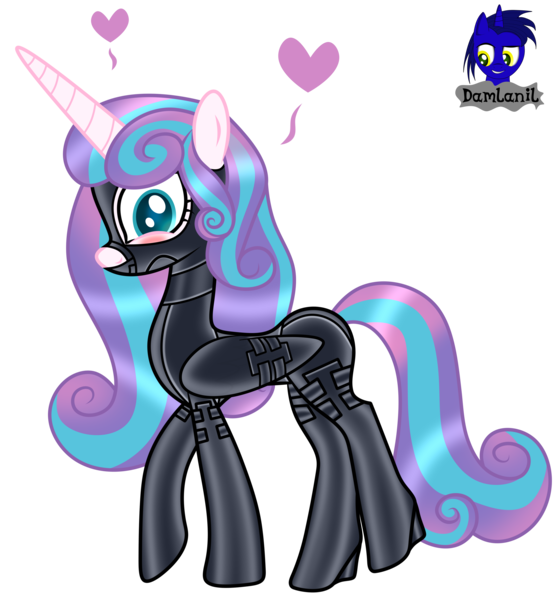 Size: 3840x4154 | Tagged: safe, artist:damlanil, derpibooru import, princess flurry heart, alicorn, pony, bdsm, bondage, bondage mask, boots, bound wings, catsuit, clothes, collar, corset, female, gag, gimp suit, high heels, hood, horn, image, latex, latex boots, latex suit, mare, muzzle gag, older, older flurry heart, png, rubber, rubber suit, shiny, shiny mane, shoes, show accurate, simple background, socks, solo, thigh highs, transparent background, vector, wings