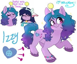 Size: 6000x5000 | Tagged: safe, artist:t-whiskers, derpibooru import, izzy moonbow, oc, oc:tani, cat, pony, unicorn, my little pony: a new generation, ball, blushing, bracelet, cutie mark, eyes closed, furry, furry oc, g5, horn, hornball, image, izzy's tennis ball, jewelry, jpeg, simple background, tennis ball, white background