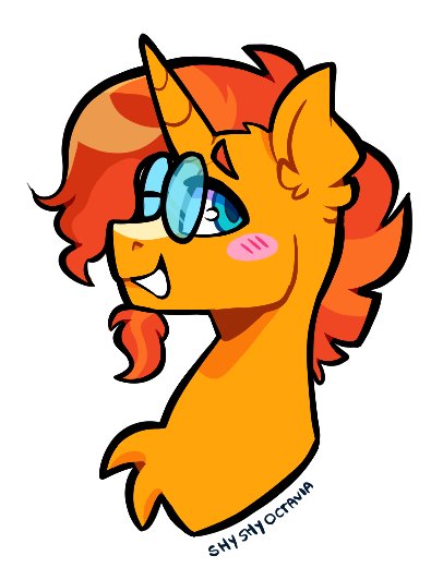 Size: 406x532 | Tagged: safe, artist:shyshyoctavia, derpibooru import, sunburst, pony, unicorn, blushing, bust, chest fluff, image, jpeg, looking at you, smiling, solo