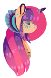 Size: 1920x2948 | Tagged: safe, artist:oneiria-fylakas, derpibooru import, oc, oc:purple dash, pony, unicorn, bust, female, image, mare, png, portrait, simple background, solo, transparent background