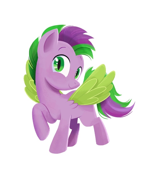 Size: 1500x1800 | Tagged: safe, artist:anthony conley, derpibooru import, spike, ponified, pegasus, pony, a pony named spike, cute, image, jpeg, male, ponified spike, simple background, solo, species swap, stallion, white background