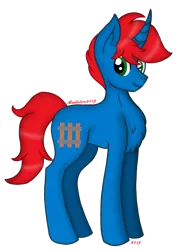 Size: 720x960 | Tagged: safe, artist:madlilon2051, derpibooru import, oc, unofficial characters only, pony, unicorn, chest fluff, horn, image, male, png, simple background, smiling, solo, stallion, transparent background, unicorn oc