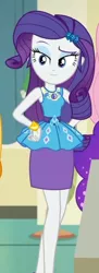 Size: 523x1439 | Tagged: safe, derpibooru import, screencap, rarity, equestria girls, equestria girls series, holidays unwrapped, spoiler:eqg series (season 2), cropped, image, jpeg, o come all ye squashful, solo