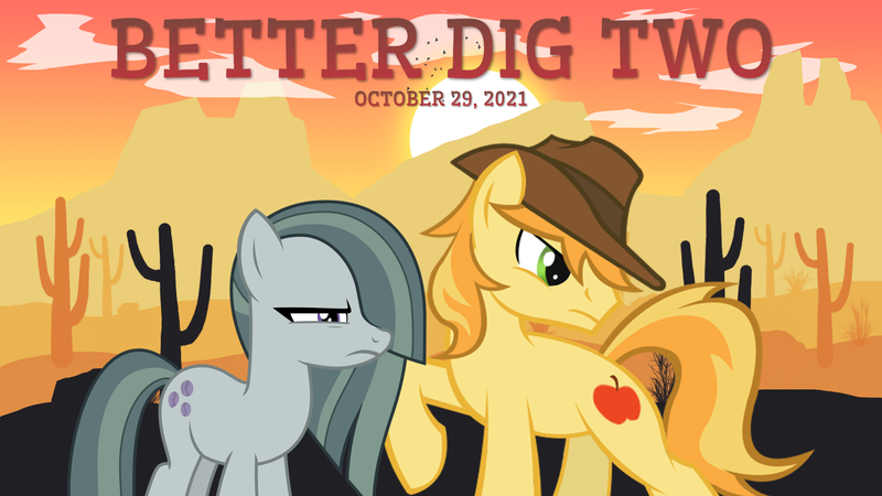 Size: 2063x1161 | Tagged: safe, artist:divebomb5, artist:sonofaskywalker, derpibooru import, edit, braeburn, marble pie, earth pony, badass, badass adorable, battle couple, braeble, cactus, couple, cute, desert, female, glare, image, male, mountain, mountain range, png, shipping, song reference, straight, sunset, western, wild west, youtube link in the description