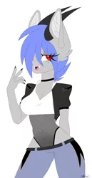 Size: 1542x3000 | Tagged: safe, artist:melodytheartpony, derpibooru import, oc, oc:melody silver, anthro, dracony, dragon, hybrid, art challenge, clothes, cute, dressuptober, dressuptober2021, fangs, female, image, mesh, painted nails, peace sign, png, pose, posing for photo, smiling