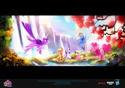 Size: 3840x2715 | Tagged: safe, artist:imalou, derpibooru import, applejack, fluttershy, pinkie pie, rainbow dash, rarity, twilight sparkle, my little pony: a new generation, spoiler:my little pony: a new generation, concept art, g5, image, jpeg, mane six