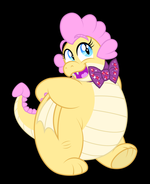 Size: 1008x1240 | Tagged: safe, artist:disneymarvel96, derpibooru import, edit, vector edit, oc, oc:buttercream the dragon, unofficial characters only, dragon, bowtie, classy, dragoness, female, formal wear, image, png, solo, vector