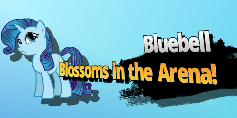 Size: 2160x1080 | Tagged: safe, artist:pagiepoppie12345, derpibooru import, oc, oc:bluebell, unofficial characters only, pony, unicorn, adventures in ponyville, image, meme, png, super smash bros.