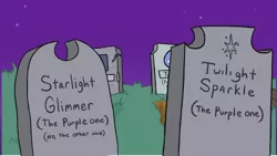 Size: 1280x720 | Tagged: safe, artist:tjpones, derpibooru import, gravestone, halloween, holiday, image, png