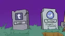 Size: 1280x720 | Tagged: safe, artist:tjpones, derpibooru import, gravestone, halloween, holiday, image, png