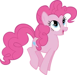 Size: 2244x2195 | Tagged: safe, artist:bronyb34r, derpibooru import, pinkie pie, earth pony, pony, friendship is magic, season 1, female, image, mare, png, simple background, transparent background, vector