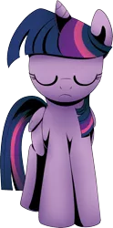 Size: 770x1553 | Tagged: safe, artist:idolnya, derpibooru import, twilight sparkle, twilight sparkle (alicorn), alicorn, pony, eyes closed, free to use, image, png, reference, shadows, simple background, solo, transparent background