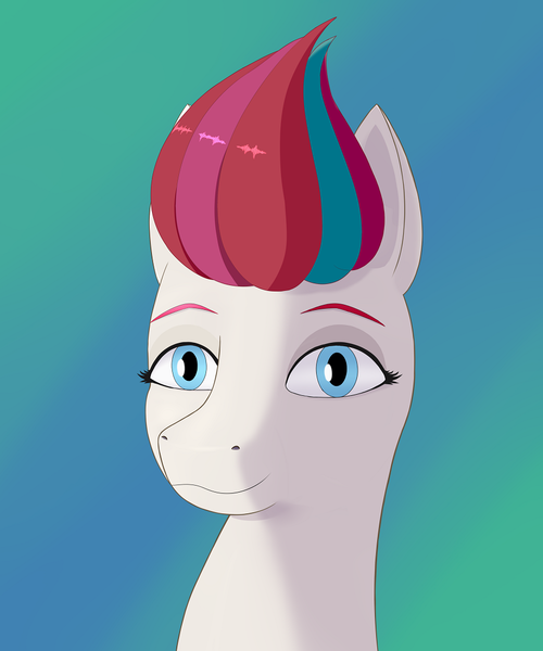 Size: 900x1079 | Tagged: safe, artist:drakang, derpibooru import, zipp storm, pegasus, pony, my little pony: a new generation, bust, g5, hair, image, png, portrait, solo