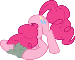 Size: 2727x2199 | Tagged: safe, artist:flizzick, derpibooru import, pinkie pie, earth pony, pony, putting your hoof down, season 2, female, high res, image, mare, pink mane, pink tail, png, simple background, solo, tail, transparent background, vector