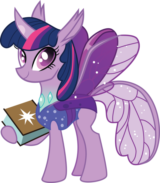 Size: 7505x8541 | Tagged: safe, artist:digimonlover101, artist:shootingstarsentry, derpibooru import, twilight sparkle, changedling, changeling, absurd resolution, book, changedlingified, gameloft, image, png, solo, species swap