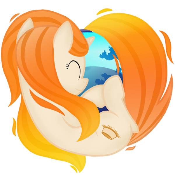 Size: 2000x2000 | Tagged: safe, artist:candy meow, derpibooru import, oc, oc:flan, unofficial characters only, pony, unicorn, browser, digital art, female, firefox, image, legends of equestria, mare, png, simple background, solo, transparent background