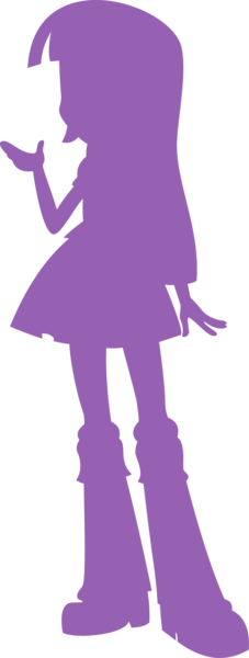 Size: 4987x13200 | Tagged: safe, artist:wissle, derpibooru import, twilight sparkle, equestria girls, absurd resolution, boots, clothes, female, image, monochrome, png, pokémon, shoes, silhouette, simple background, skirt, solo, standing, transparent background, vector, who's that pokémon