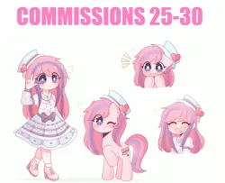 Size: 802x652 | Tagged: safe, artist:franshushu, derpibooru import, oc, alicorn, anthro, earth pony, human, original species, pegasus, pony, unicorn, zebra, equestria girls, advertisement, commission info, commissions open, cute, humanized, image, information, paypal, png