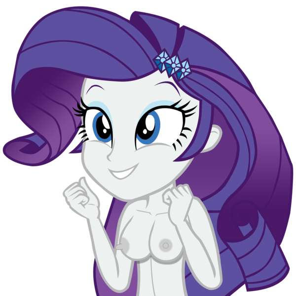 Size: 8000x8000 | Tagged: questionable, artist:laszlvfx, derpibooru import, edit, vector edit, rarity, equestria girls, equestria girls series, rollercoaster of friendship, areola, breasts, busty rarity, casual nudity, cute, cute porn, excited, female, happy, high res, image, nipples, nudity, png, raribetes, sexy, simple background, smiling, solo, solo female, transparent background, vector