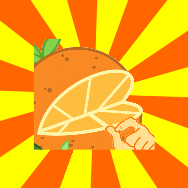 Size: 602x602 | Tagged: safe, frog, food, image, orange, pepe, pepe the frog, png