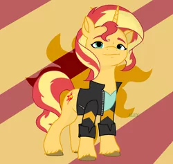 Size: 3724x3524 | Tagged: safe, artist:1alexgreen1, derpibooru import, sunset shimmer, pony, unicorn, equestria girls outfit, female, g4 to g5, g5, generation leap, high res, image, mare, png, solo