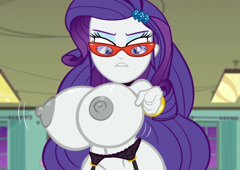 Size: 1016x720 | Tagged: questionable, artist:annon, derpibooru import, edit, rarity, equestria girls, bimbo, bimbo rarity, breasts, busty rarity, image, jpeg