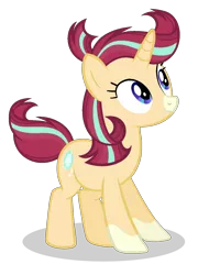 Size: 1100x1524 | Tagged: safe, artist:starshinestellaryt, derpibooru import, oc, oc:sunlay, pony, unicorn, female, image, mare, offspring, parent:starlight glimmer, parent:sunburst, parents:starburst, png, simple background, solo, transparent background