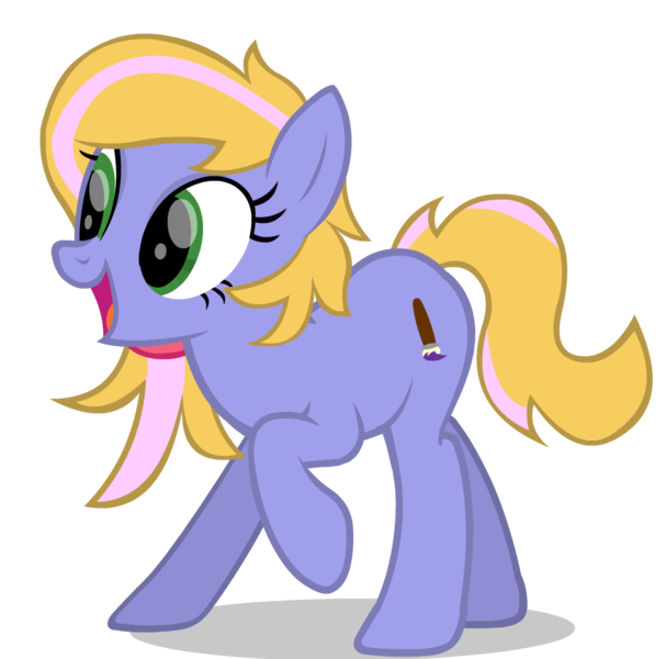 Size: 1093x1080 | Tagged: safe, artist:thunder-blur, derpibooru import, oc, oc:indigo ink, earth pony, pony, female, image, magical lesbian spawn, offspring, png, show accurate, solo, two toned mane