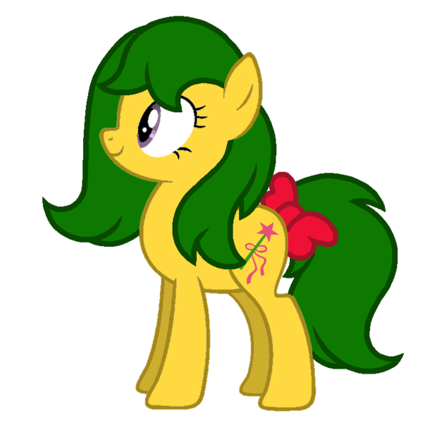 Size: 768x768 | Tagged: safe, artist:evansworld, derpibooru import, magic star, earth pony, pony, adorablestar, bow, cute, female, g1, g1 to g4, g4, generation leap, image, mare, png, simple background, smiling, solo, tail, tail bow, transparent background