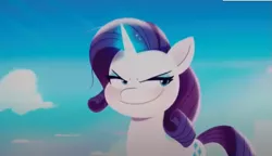 Size: 811x466 | Tagged: safe, derpibooru import, screencap, rarity, pony, unicorn, my little pony: a new generation, spoiler:g5, evil rarity, female, g5, image, mare, png