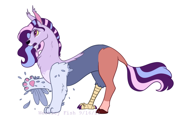 Size: 1709x1061 | Tagged: safe, artist:quincydragon, derpibooru import, oc, oc:epiphany, draconequus, hybrid, image, interspecies offspring, male, offspring, parent:discord, parent:princess celestia, parents:dislestia, png, simple background, solo, transparent background