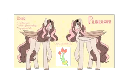 Size: 5000x3000 | Tagged: safe, artist:yuumirou, derpibooru import, oc, oc:penelope, pegasus, pony, female, high res, image, mare, png, reference sheet, simple background, solo, transparent background