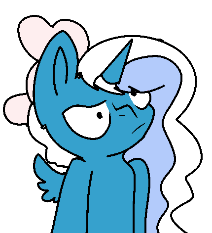 Size: 430x471 | Tagged: safe, artist:lavenderobjectfan, derpibooru import, oc, oc:fleurbelle, alicorn, pony, alicorn oc, angry, bow, female, hair bow, horn, image, mare, png, simple background, transparent background, wings