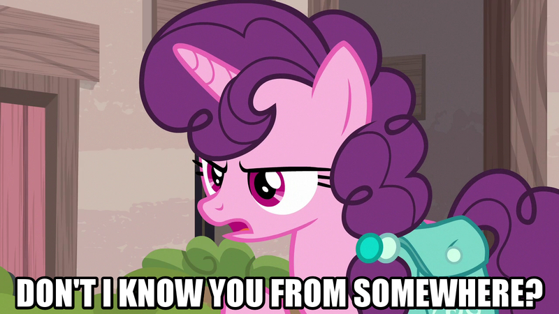 Size: 1280x720 | Tagged: safe, derpibooru import, edit, edited screencap, editor:jaredking203, screencap, sugar belle, pony, unicorn, hard to say anything, spoiler:s07, caption, female, image, mare, png, text