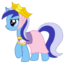Size: 3428x3431 | Tagged: safe, artist:three uncle, derpibooru import, minuette, pony, unicorn, hearth's warming eve (episode), background pony, clothes, crown, female, image, jewelry, mare, png, regalia, simple background, transparent background, unicorn tribe
