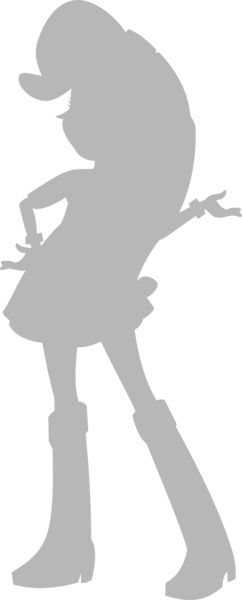 Size: 4832x11974 | Tagged: safe, artist:wissle, derpibooru import, rarity, equestria girls, absurd resolution, boots, clothes, female, image, monochrome, png, pokémon, shoes, silhouette, simple background, skirt, solo, standing, transparent background, vector, who's that pokémon