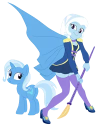 Size: 1280x1455 | Tagged: safe, artist:gmaplay, derpibooru import, trixie, equestria girls, equestria girls series, street magic with trixie, spoiler:eqg series (season 2), accessory swap, image, png, solo, spear, sword, the great and powerful, weapon