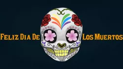 Size: 1920x1080 | Tagged: safe, artist:insaneclownponies, derpibooru import, dia de los muertos, flower, image, png, rose, spanish, sugar skull