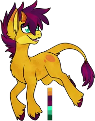 Size: 765x977 | Tagged: safe, artist:velnyx, derpibooru import, oc, oc:lucky, earth pony, pony, horns, image, male, png, simple background, solo, stallion, transparent background